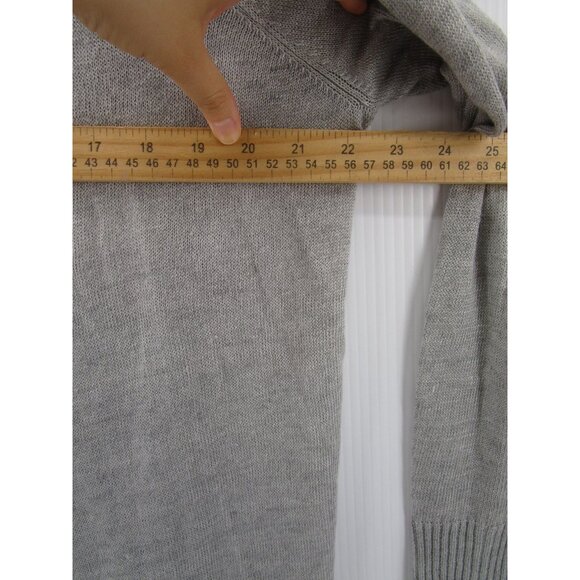 Eileen Fisher Sweater Medium Linen Open Cardigan Lagenlook Knit * - Picture 6 of 11